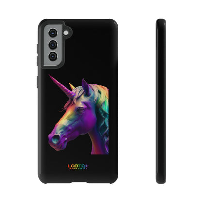 LGBTQWorldwide - ,,REGENBOGEN EINHORN" Doppelgehäuse Handyhülle Accessories, Glossy, iPhone Cases, Matte, Phone accessory, Phone Cases, Samsung Cases, tough, Valentine's Day Picks lgbtq Bekleidung Accessoires unisex Zubehör