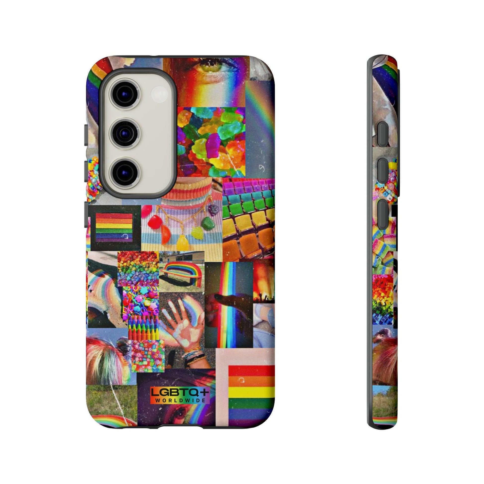 LGBTQWorldwide - ,,FARBEN" Doppelgehäuse Handyhülle Accessories, Glossy, iPhone Cases, Matte, Phone accessory, Phone Cases, Samsung Cases, Thermo, Valentine's Day Picks lgbtq Bekleidung Accessoires unisex Zubehör