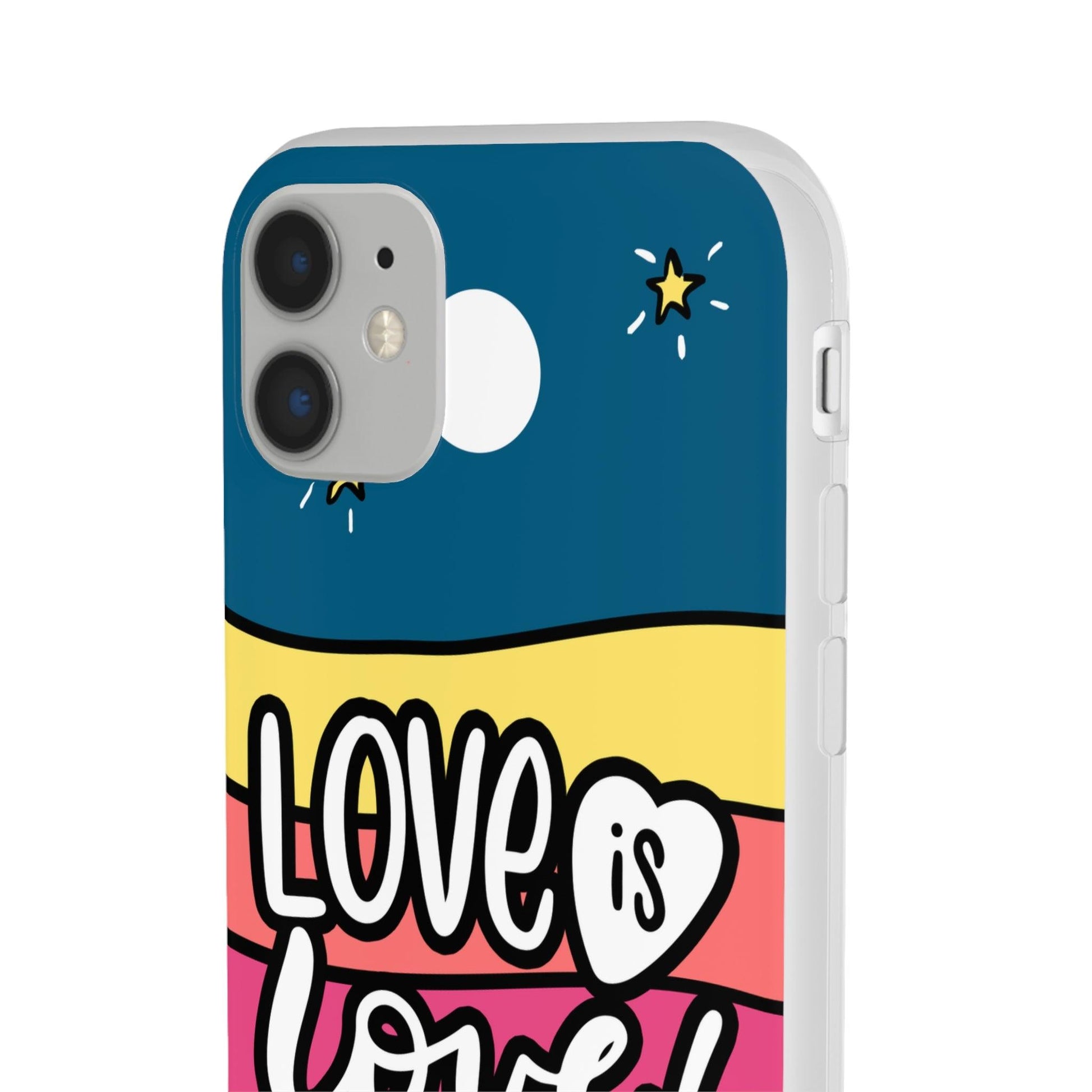 LGBTQWorldwide - ,,LIEBES WOLKE" Flexible Handyhülle Accessories, Case, iPhone, iPhone Cases, Phone accessory, Phone Cases, Samsung Cases, silikon, Valentine's Day promotion lgbtq Bekleidung Accessoires unisex Zubehör