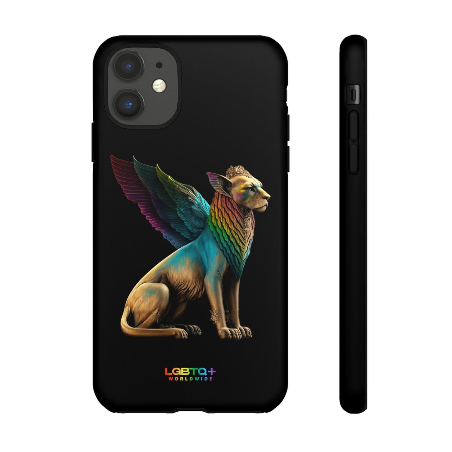 LGBTQWorldwide - ,,SPHINX" Doppelgehäuse Handyhülle Accessories, Glossy, iPhone Cases, Matte, Phone accessory, Phone Cases, Samsung Cases, tough, Valentine's Day Picks lgbtq Bekleidung Accessoires unisex Zubehör