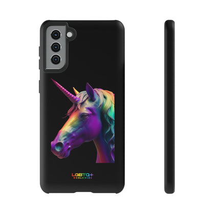 LGBTQWorldwide - ,,REGENBOGEN EINHORN" Doppelgehäuse Handyhülle Accessories, Glossy, iPhone Cases, Matte, Phone accessory, Phone Cases, Samsung Cases, tough, Valentine's Day Picks lgbtq Bekleidung Accessoires unisex Zubehör