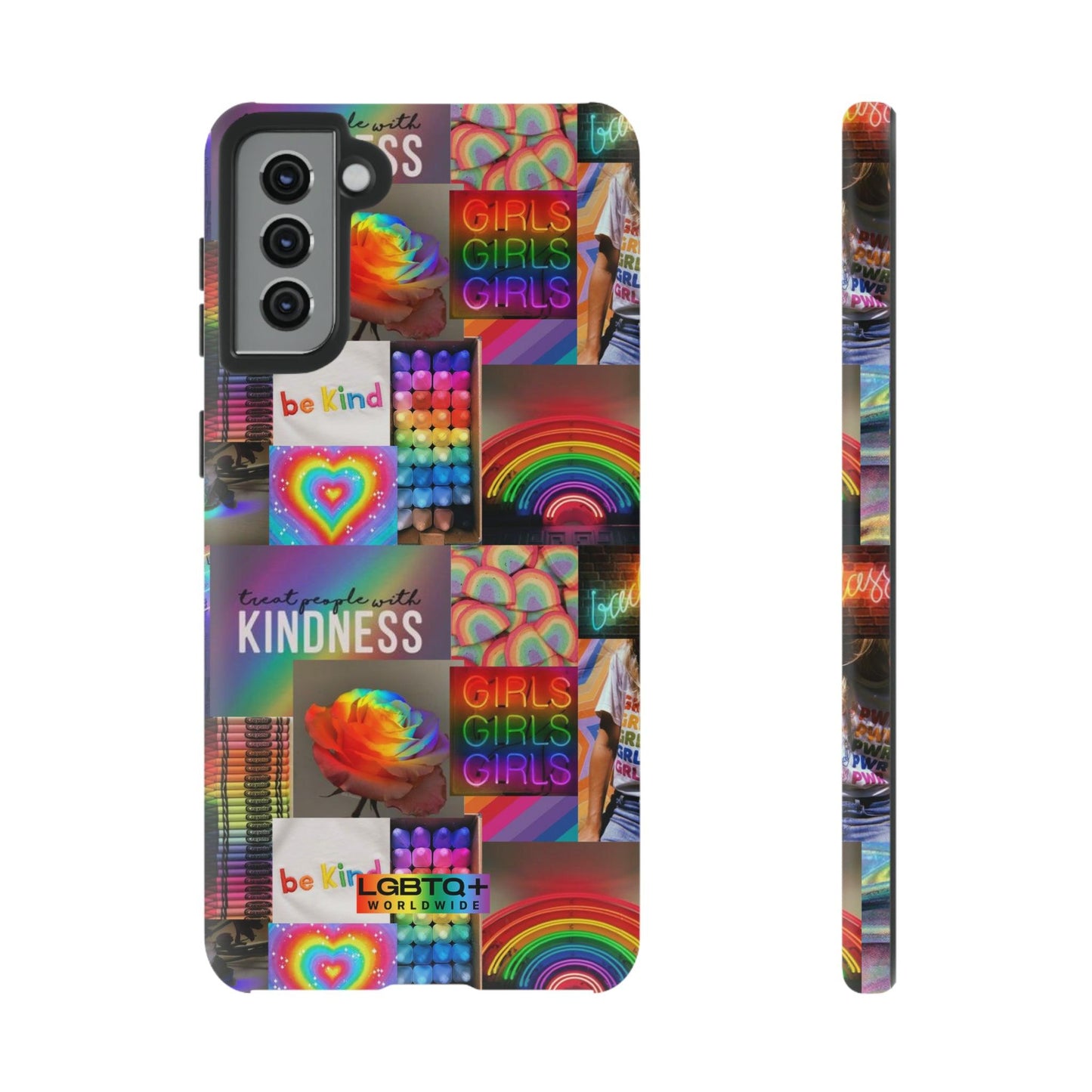 LGBTQWorldwide - ,,FREUNDLICH" Doppelgehäuse Handyhülle Accessories, Glossy, iPhone Cases, Matte, Phone accessory, Phone Cases, Samsung Cases, Thermo, Valentine's Day Picks lgbtq Bekleidung Accessoires unisex Zubehör