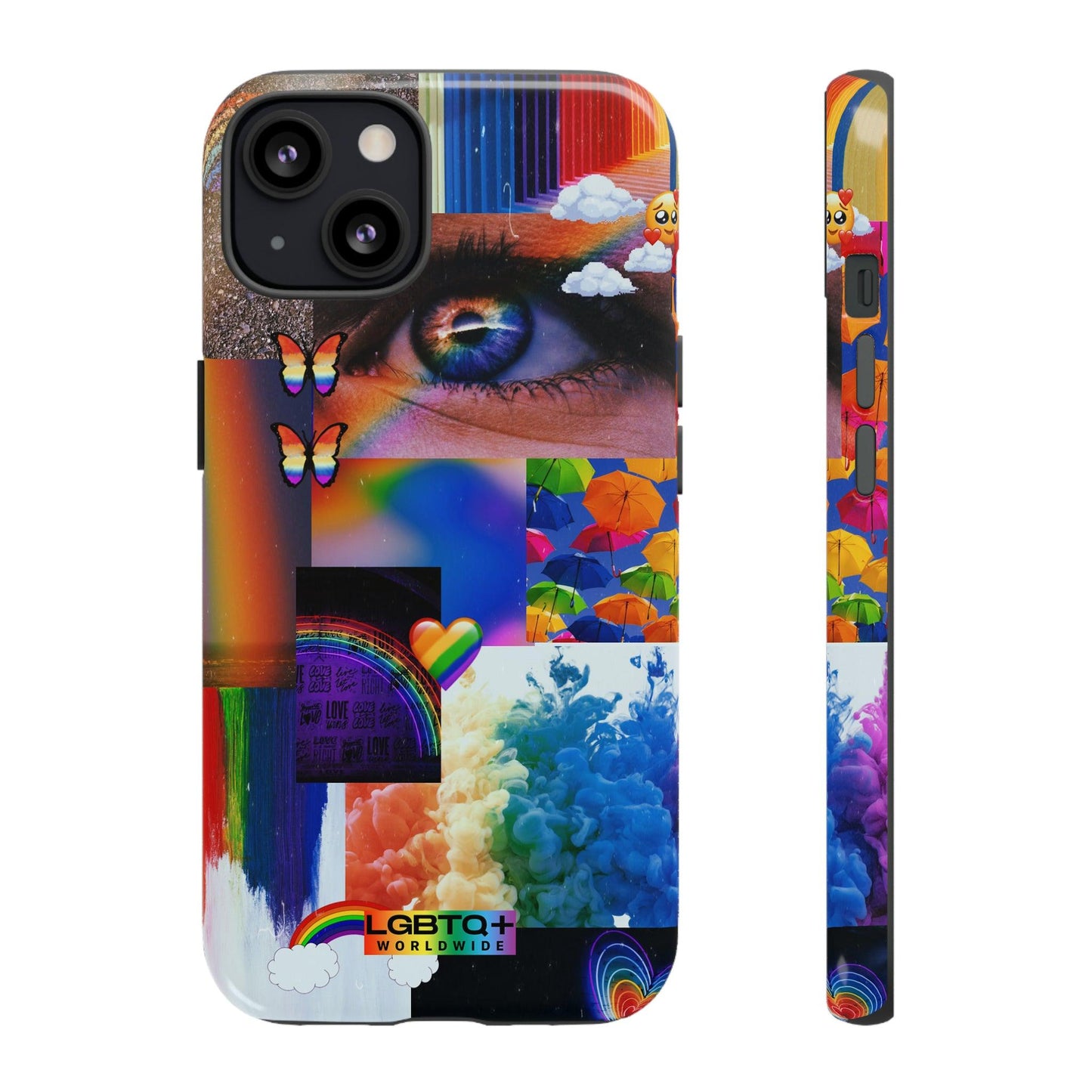 LGBTQWorldwide - ,,VISION" Doppelgehäuse Handyhülle Accessories, Glossy, iPhone Cases, Matte, Phone accessory, Phone Cases, Samsung Cases, Thermo, Valentine's Day Picks lgbtq Bekleidung Accessoires unisex Zubehör