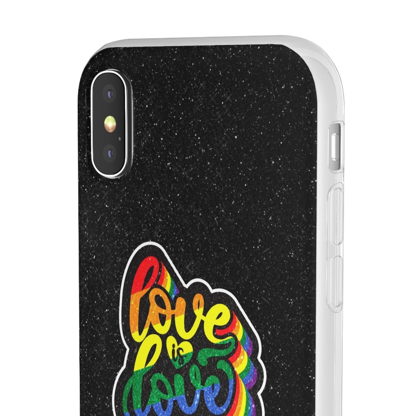 LGBTQWorldwide - ,,LIEBE IST LIEBE" Flexible Handyhülle Accessories, Case, iPhone, iPhone Cases, Phone accessory, Phone Cases, Samsung Cases, Valentine's Day promotion lgbtq Bekleidung Accessoires unisex Zubehör