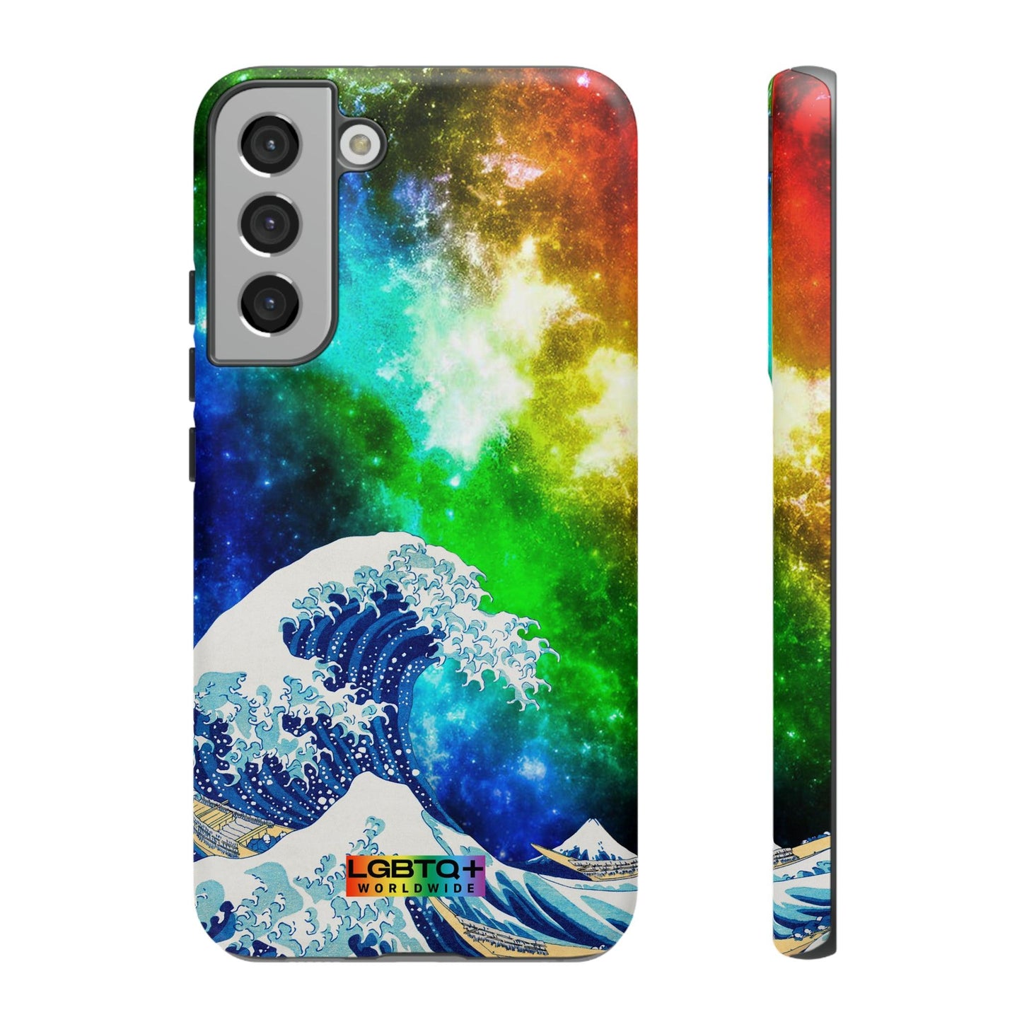 LGBTQWorldwide - ,,WELLE" Doppelgehäuse Handyhülle Accessories, Glossy, iPhone Cases, Matte, Phone accessory, Phone Cases, Samsung Cases, Thermo, Valentine's Day Picks lgbtq Bekleidung Accessoires unisex Zubehör