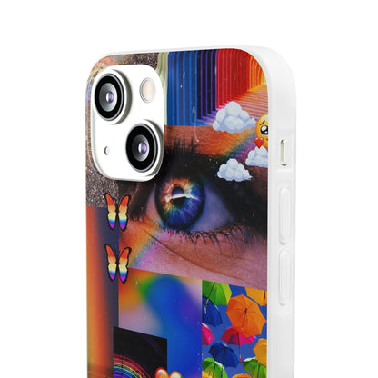 LGBTQWorldwide - ,,VISION" Flexible Handyhülle Accessories, Case, iPhone, iPhone Cases, Phone accessory, Phone Cases, Samsung Cases, silikon, Valentine's Day promotion lgbtq Bekleidung Accessoires unisex Zubehör