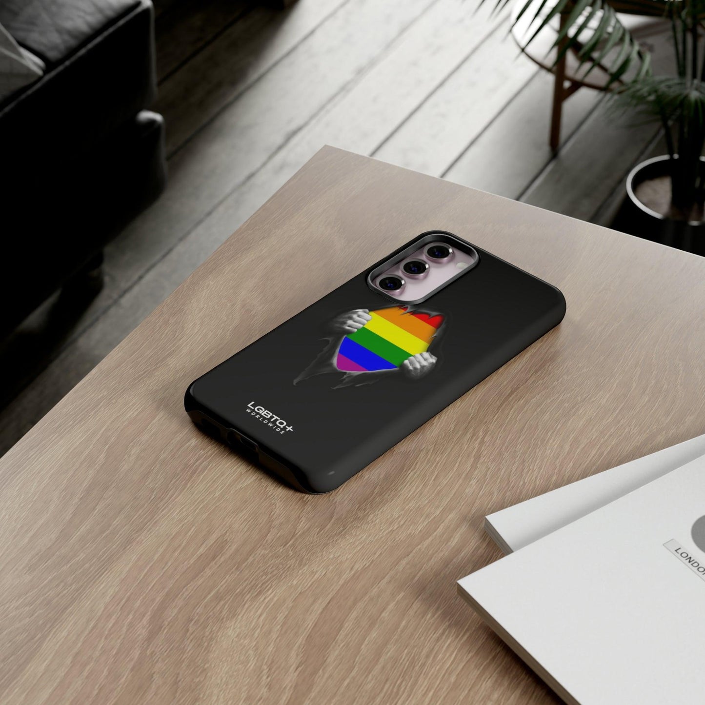 LGBTQWorldwide - ,,SCHWARZES LOCH" Doppelgehäuse Handyhülle Accessories, Glossy, iPhone Cases, Matte, Phone accessory, Phone Cases, Samsung Cases, Thermo, Valentine's Day Picks lgbtq Bekleidung Accessoires unisex Zubehör