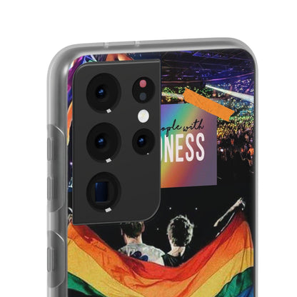 LGBTQWorldwide - ,,KINDNESS" Flexible Handyhülle Accessories, Case, iPhone, iPhone Cases, Phone accessory, Phone Cases, Samsung Cases, silikon, Valentine's Day promotion lgbtq Bekleidung Accessoires unisex Zubehör