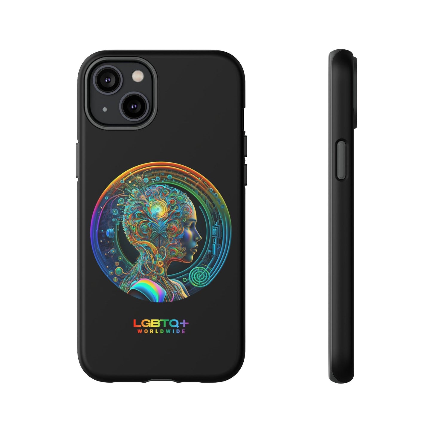 LGBTQWorldwide - ,,INTELLIGENT" Doppelgehäuse Handyhülle Accessories, Glossy, iPhone Cases, Matte, Phone accessory, Phone Cases, Samsung Cases, tough, Valentine's Day Picks lgbtq Bekleidung Accessoires unisex Zubehör