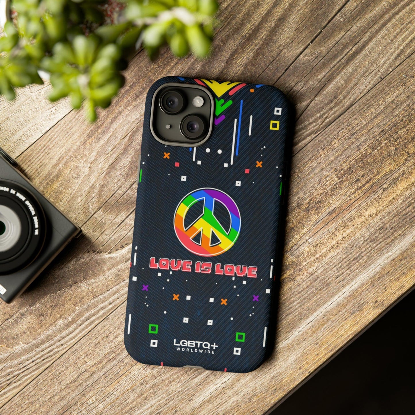 LGBTQWorldwide - ,,PEACE" Doppelgehäuse Handyhülle Accessories, Glossy, iPhone Cases, Matte, Phone accessory, Phone Cases, Samsung Cases, Thermo, Valentine's Day Picks lgbtq Bekleidung Accessoires unisex Zubehör