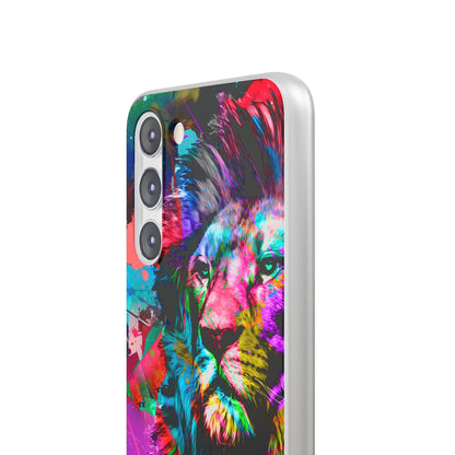 LGBTQWorldwide - ,,STARKER LÖWE" Flexible Handyhülle Accessories, Case, iPhone, iPhone Cases, Phone accessory, Phone Cases, Samsung Cases, silikon, Valentine's Day promotion lgbtq Bekleidung Accessoires unisex Zubehör