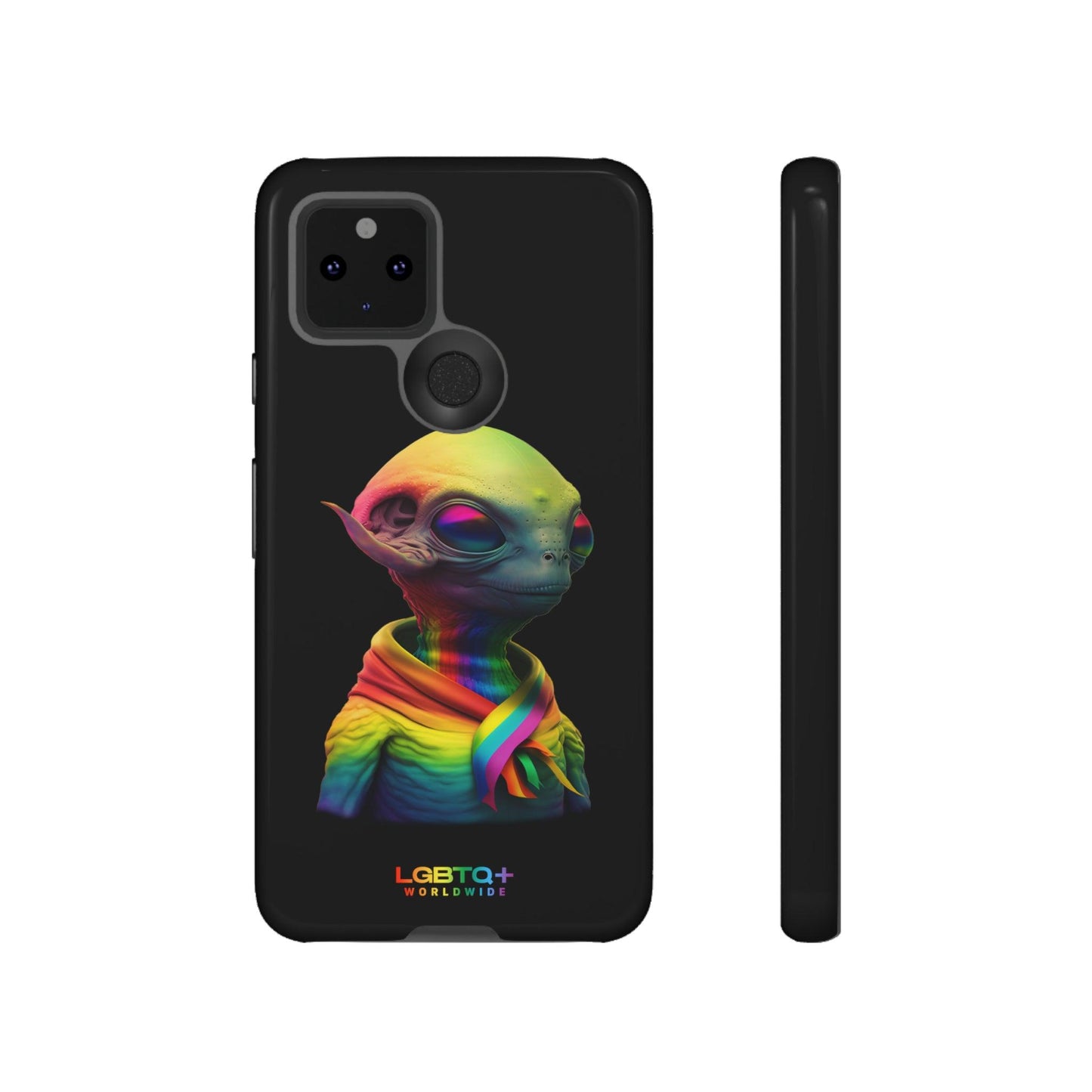 LGBTQWorldwide - ,,ALIEN" Doppelgehäuse Handyhülle Accessories, Glossy, iPhone Cases, Matte, Phone accessory, Phone Cases, Samsung Cases, tough, Valentine's Day Picks lgbtq Bekleidung Accessoires unisex Zubehör