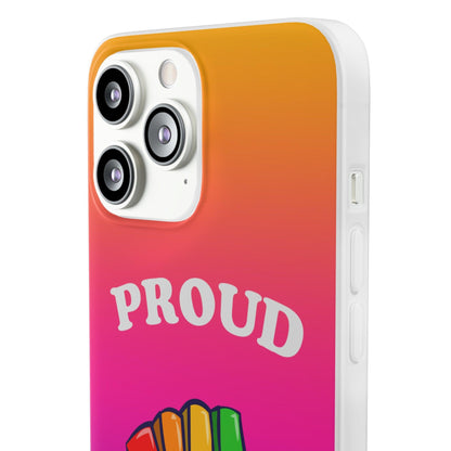 LGBTQWorldwide - ,,GLÜCKLICH" Flexible Handyhülle Accessories, Case, iPhone, iPhone Cases, Phone accessory, Phone Cases, Samsung Cases, silikon, Valentine's Day promotion lgbtq Bekleidung Accessoires unisex Zubehör