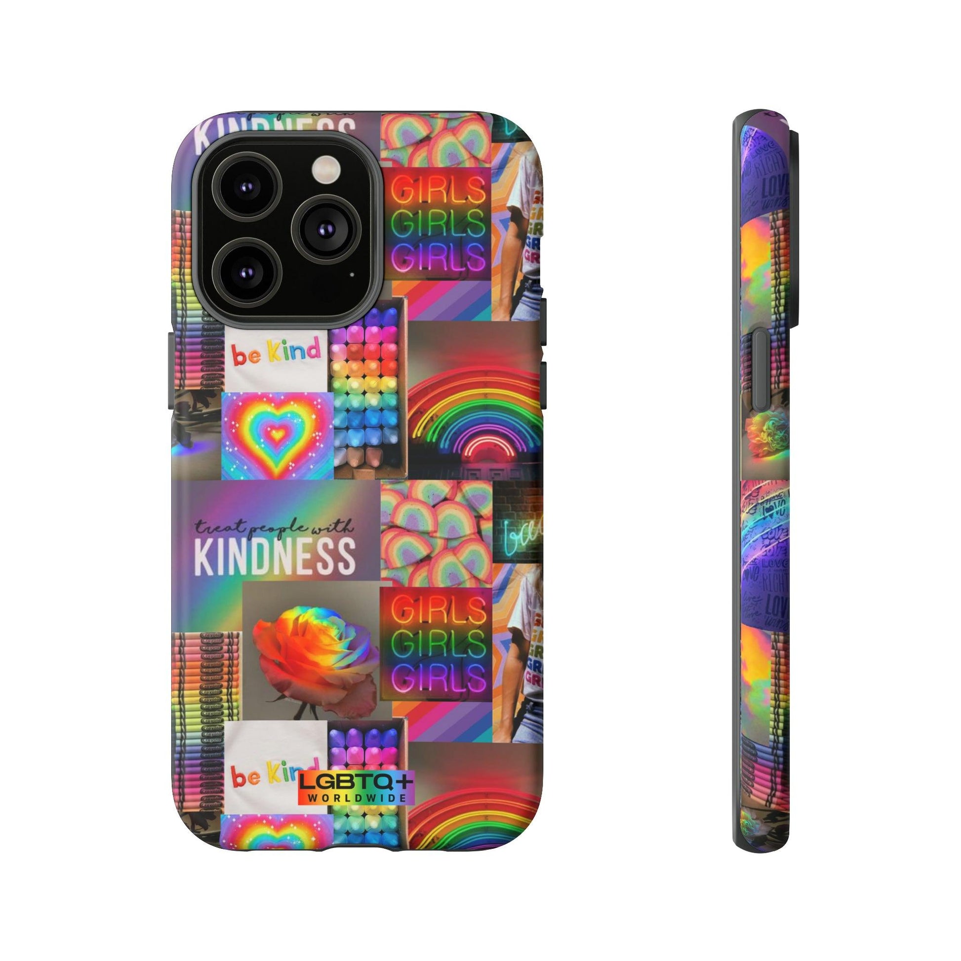 LGBTQWorldwide - ,,FREUNDLICH" Doppelgehäuse Handyhülle Accessories, Glossy, iPhone Cases, Matte, Phone accessory, Phone Cases, Samsung Cases, Thermo, Valentine's Day Picks lgbtq Bekleidung Accessoires unisex Zubehör