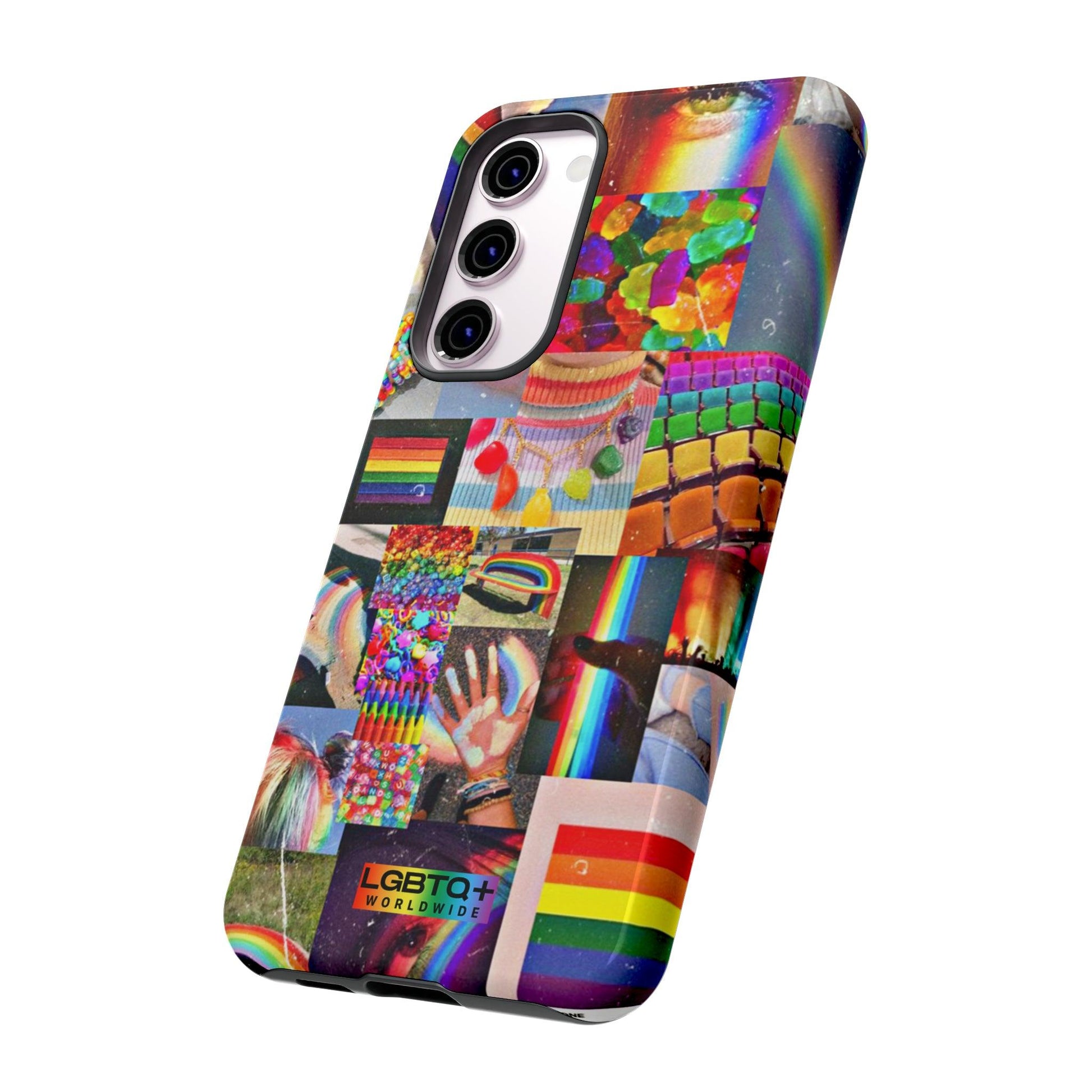 LGBTQWorldwide - ,,FARBEN" Doppelgehäuse Handyhülle Accessories, Glossy, iPhone Cases, Matte, Phone accessory, Phone Cases, Samsung Cases, Thermo, Valentine's Day Picks lgbtq Bekleidung Accessoires unisex Zubehör