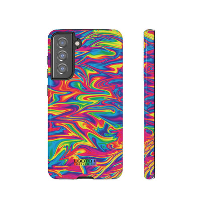 LGBTQWorldwide - ,,ABSTRACT" Doppelgehäuse Handyhülle Accessories, Glossy, iPhone Cases, Matte, Phone accessory, Phone Cases, Samsung Cases, Thermo, Valentine's Day Picks lgbtq Bekleidung Accessoires unisex Zubehör