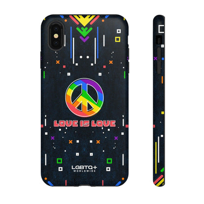 LGBTQWorldwide - ,,PEACE" Doppelgehäuse Handyhülle Accessories, Glossy, iPhone Cases, Matte, Phone accessory, Phone Cases, Samsung Cases, Thermo, Valentine's Day Picks lgbtq Bekleidung Accessoires unisex Zubehör