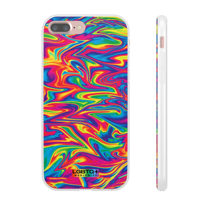 LGBTQWorldwide - ,,ABSTRACT" Flexible Handyhülle Accessories, Case, iPhone, iPhone Cases, Phone accessory, Phone Cases, Samsung Cases, silikon, Valentine's Day promotion lgbtq Bekleidung Accessoires unisex Zubehör