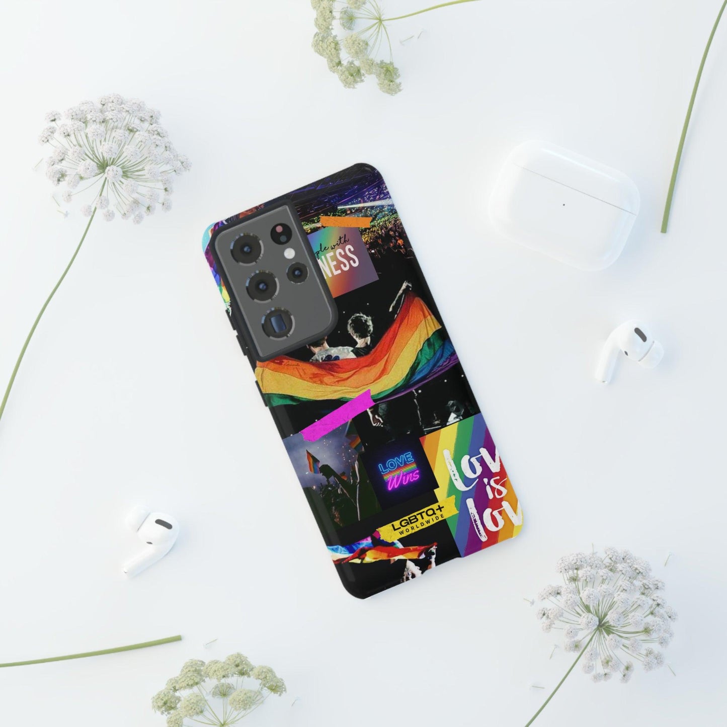 LGBTQWorldwide - ,,COMMUNITY" Doppelgehäuse Handyhülle Accessories, Glossy, iPhone Cases, Matte, Phone accessory, Phone Cases, Samsung Cases, Thermo, Valentine's Day Picks lgbtq Bekleidung Accessoires unisex Zubehör