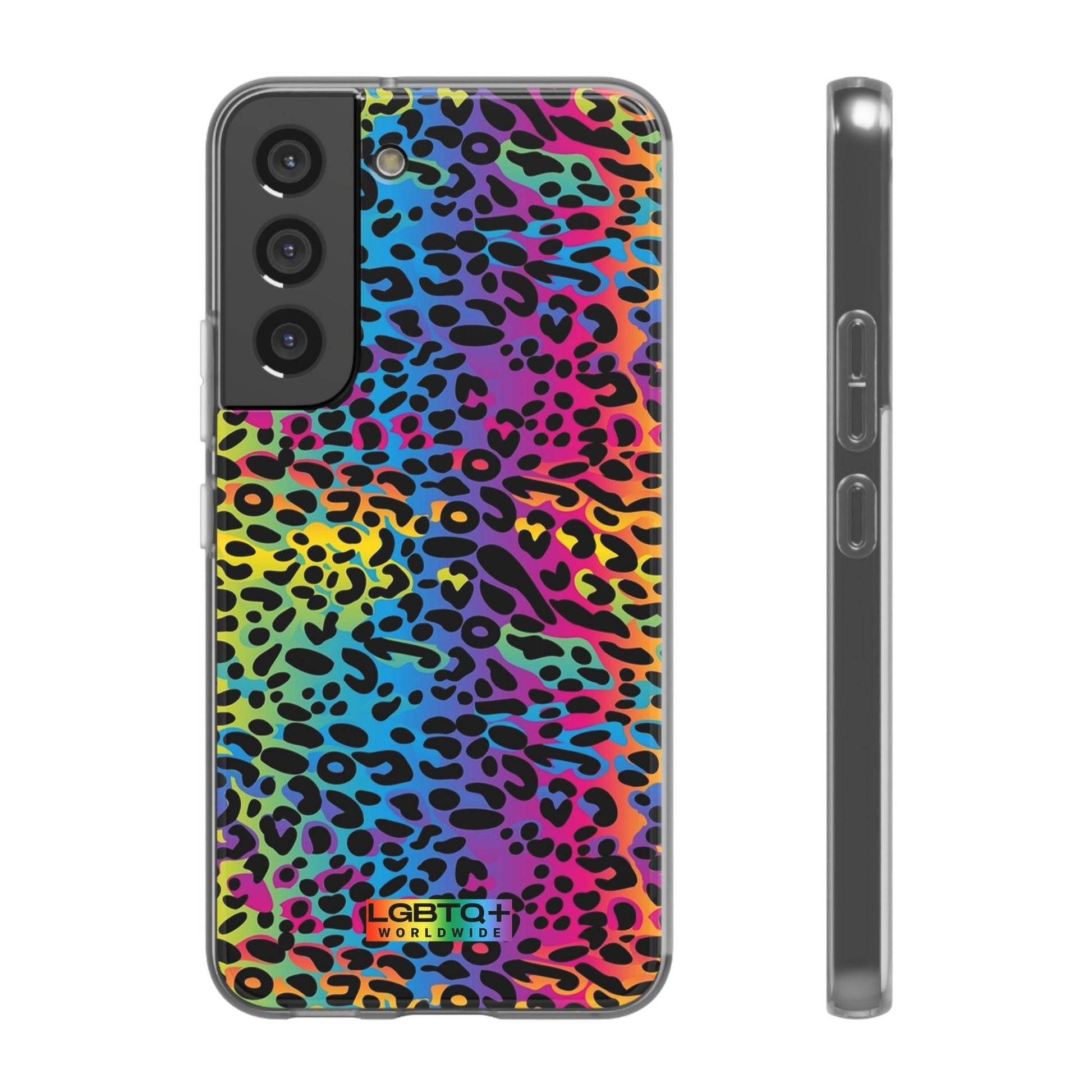 LGBTQWorldwide - ,,LEOPARD" Flexible Handyhülle Accessories, Case, iPhone, iPhone Cases, Phone accessory, Phone Cases, Samsung Cases, silikon, Valentine's Day promotion lgbtq Bekleidung Accessoires unisex Zubehör