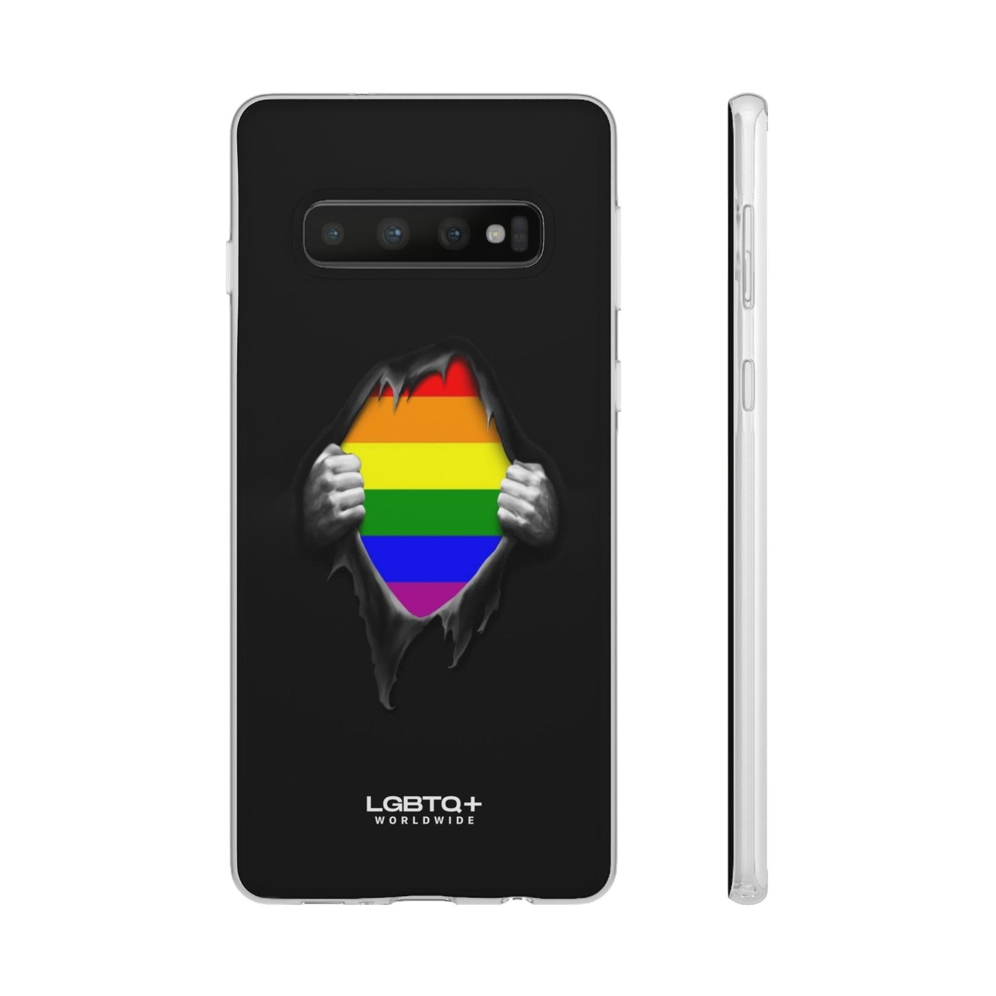 LGBTQWorldwide - ,,SCHWARZES LOCH" Flexible Handyhülle Accessories, Case, iPhone, iPhone Cases, Phone accessory, Phone Cases, Samsung Cases, silikon, Valentine's Day promotion lgbtq Bekleidung Accessoires unisex Zubehör