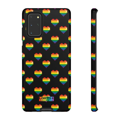 LGBTQWorldwide - ,,COMIC HERZEN" Doppelgehäuse Handyhülle Accessories, Glossy, iPhone Cases, Matte, Phone accessory, Phone Cases, Samsung Cases, Thermo, Valentine's Day Picks lgbtq Bekleidung Accessoires unisex Zubehör