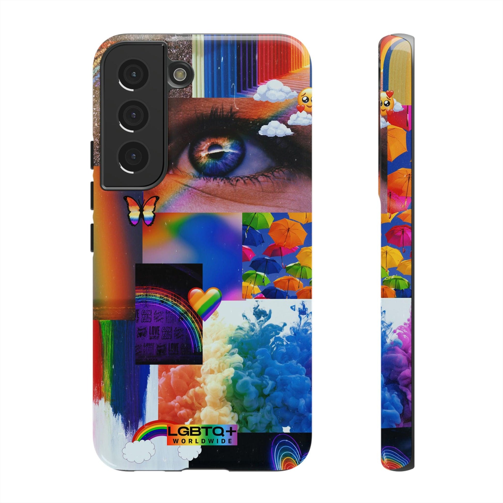 LGBTQWorldwide - ,,VISION" Doppelgehäuse Handyhülle Accessories, Glossy, iPhone Cases, Matte, Phone accessory, Phone Cases, Samsung Cases, Thermo, Valentine's Day Picks lgbtq Bekleidung Accessoires unisex Zubehör