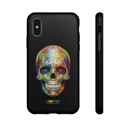 LGBTQWorldwide - ,,SKULL HEAD" Doppelgehäuse Handyhülle Accessories, Glossy, iPhone Cases, Matte, Phone accessory, Phone Cases, Samsung Cases, tough, Valentine's Day Picks lgbtq Bekleidung Accessoires unisex Zubehör