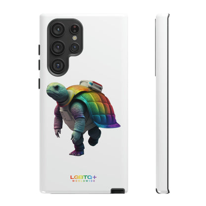 LGBTQWorldwide - ,,SCHILDKRÖTE" Doppelgehäuse Handyhülle Accessories, Glossy, iPhone Cases, Matte, Phone accessory, Phone Cases, Samsung Cases, tough, Valentine's Day Picks lgbtq Bekleidung Accessoires unisex Zubehör