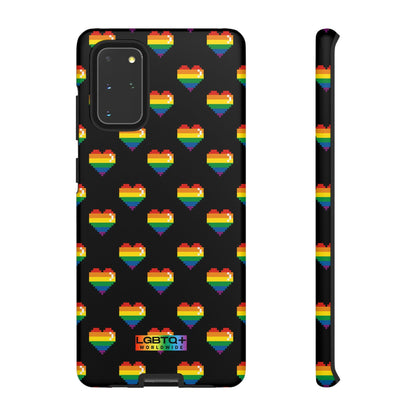 LGBTQWorldwide - ,,COMIC HERZEN" Doppelgehäuse Handyhülle Accessories, Glossy, iPhone Cases, Matte, Phone accessory, Phone Cases, Samsung Cases, Thermo, Valentine's Day Picks lgbtq Bekleidung Accessoires unisex Zubehör