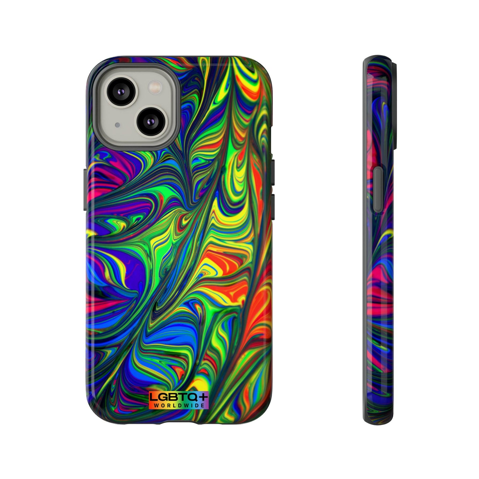 LGBTQWorldwide - ,,ILLUSION" Doppelgehäuse Handyhülle Accessories, Glossy, iPhone Cases, Matte, Phone accessory, Phone Cases, Samsung Cases, Thermo, Valentine's Day Picks lgbtq Bekleidung Accessoires unisex Zubehör