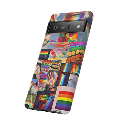 LGBTQWorldwide - ,,FARBEN" Doppelgehäuse Handyhülle Accessories, Glossy, iPhone Cases, Matte, Phone accessory, Phone Cases, Samsung Cases, Thermo, Valentine's Day Picks lgbtq Bekleidung Accessoires unisex Zubehör