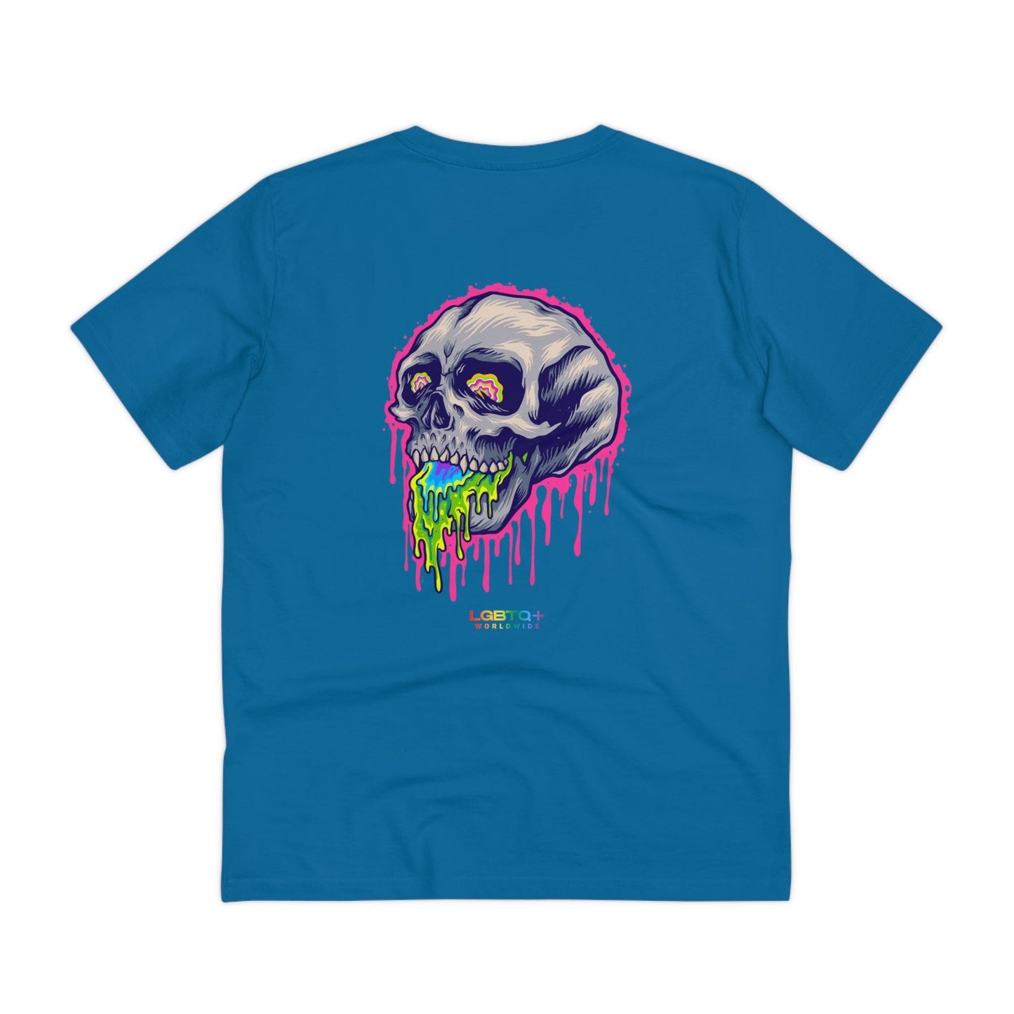 LGBTQWorldwide - ,,SKULL HEAD" Clothing, Cotton, Crew neck, DTG, Eco-friendly, Men's Clothing, Organic, Recycled, Regular fit, Sustainable, T-shirts, Unisex, Valentine's Day Picks, Vegan, Women's Clothing lgbtq Bekleidung Accessoires unisex Zubehör