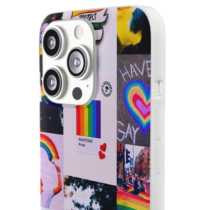 LGBTQWorldwide - ,,REGENBOGEN" Flexible Handyhülle Accessories, Case, iPhone, iPhone Cases, Phone accessory, Phone Cases, Samsung Cases, silikon, Valentine's Day promotion lgbtq Bekleidung Accessoires unisex Zubehör