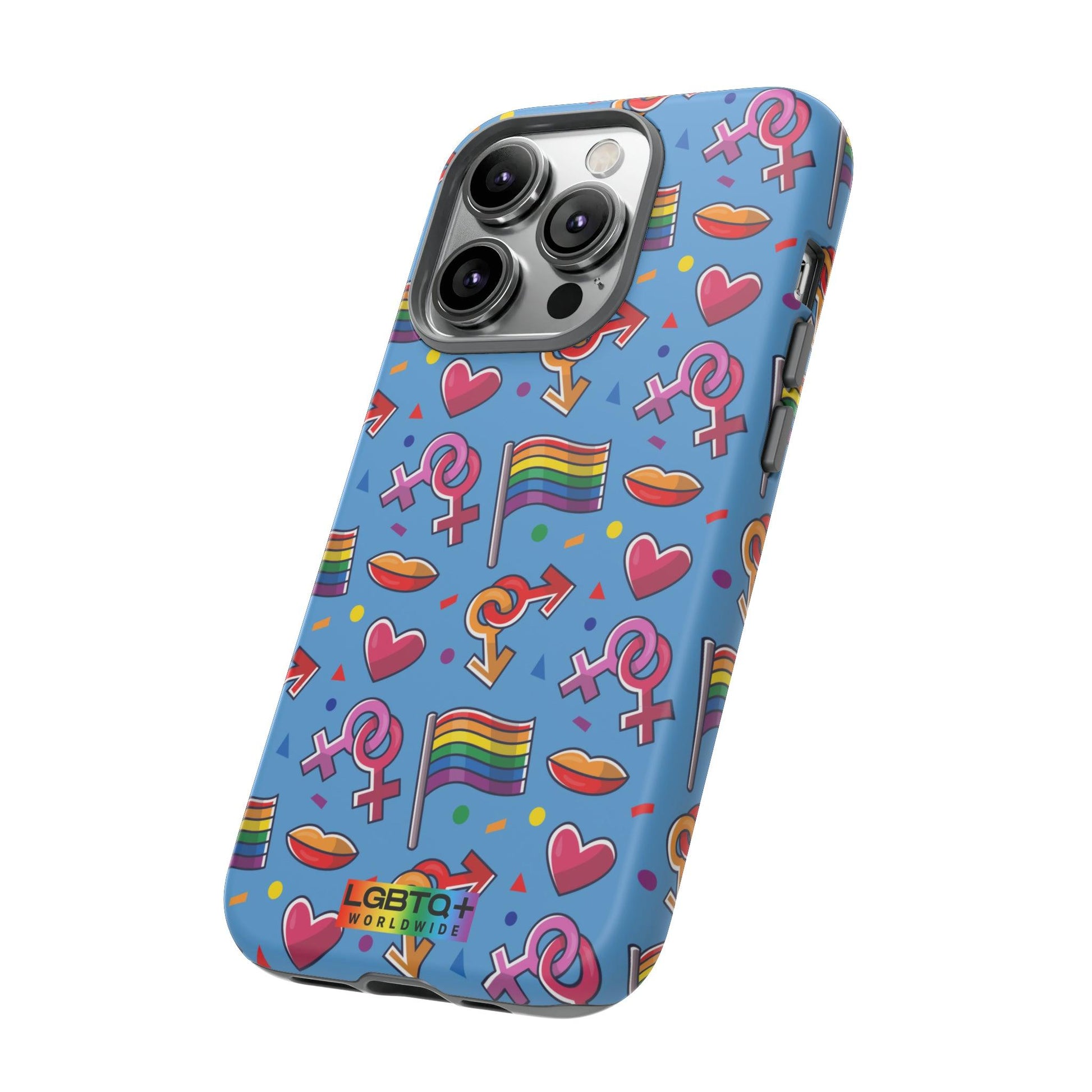 LGBTQWorldwide - ,,FÜHL DICH FREI" Doppelgehäuse Handyhülle Accessories, Glossy, iPhone Cases, Matte, Phone accessory, Phone Cases, Samsung Cases, Thermo, Valentine's Day Picks lgbtq Bekleidung Accessoires unisex Zubehör