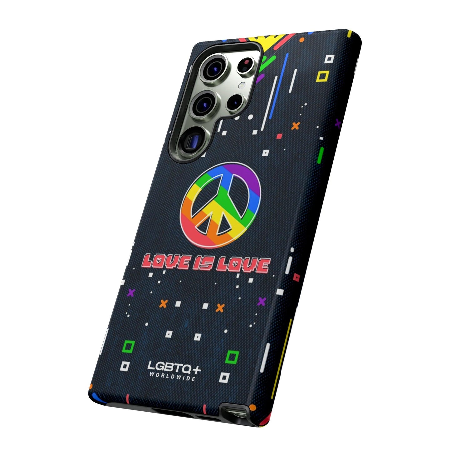 LGBTQWorldwide - ,,PEACE" Doppelgehäuse Handyhülle Accessories, Glossy, iPhone Cases, Matte, Phone accessory, Phone Cases, Samsung Cases, Thermo, Valentine's Day Picks lgbtq Bekleidung Accessoires unisex Zubehör