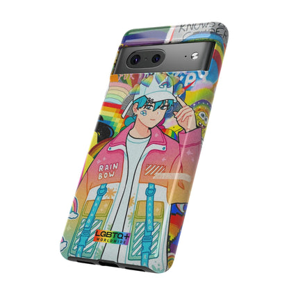 LGBTQWorldwide - ,,REGENBOGEN JUNGE" Doppelgehäuse Handyhülle Accessories, Glossy, iPhone Cases, Matte, Phone accessory, Phone Cases, Samsung Cases, Thermo, Valentine's Day Picks lgbtq Bekleidung Accessoires unisex Zubehör