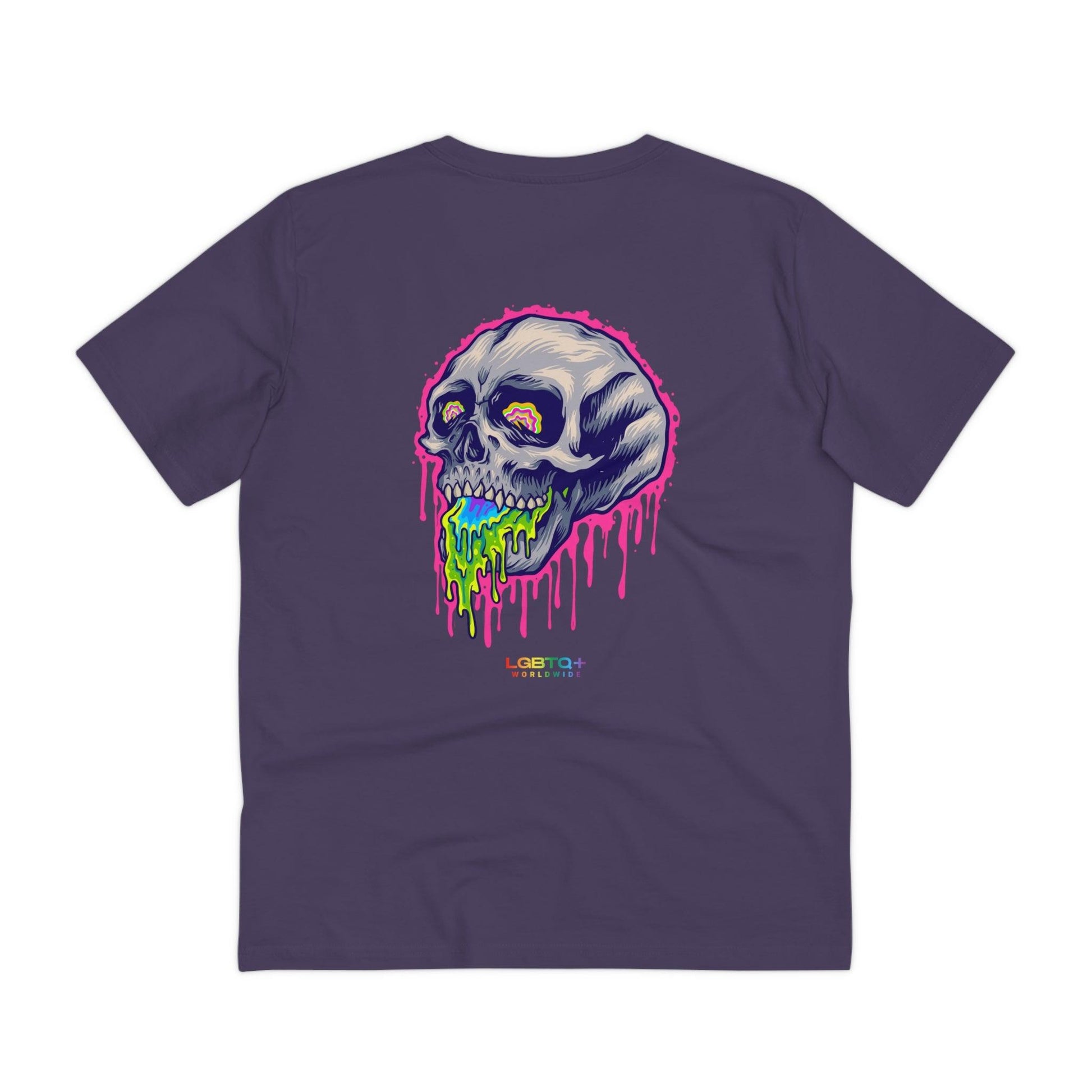 LGBTQWorldwide - ,,SKULL HEAD" Clothing, Cotton, Crew neck, DTG, Eco-friendly, Men's Clothing, Organic, Recycled, Regular fit, Sustainable, T-shirts, Unisex, Valentine's Day Picks, Vegan, Women's Clothing lgbtq Bekleidung Accessoires unisex Zubehör