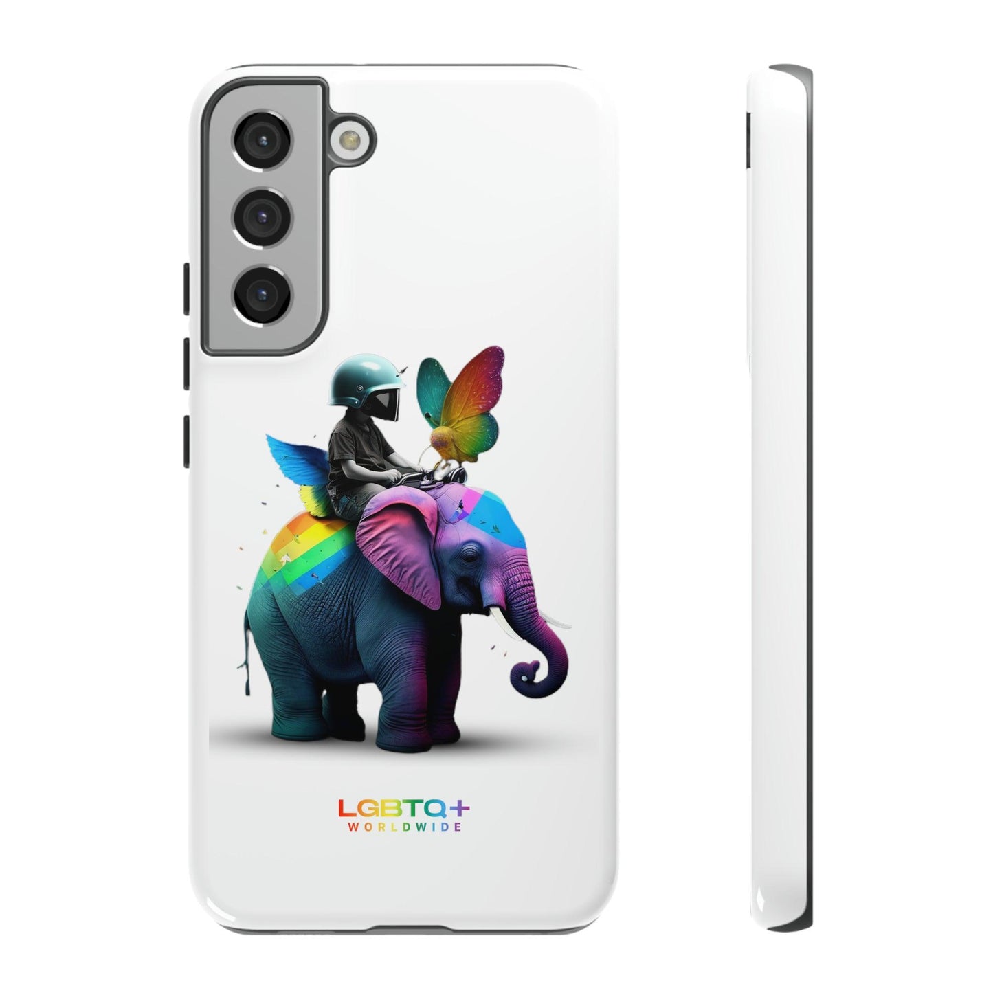 LGBTQWorldwide - ,,SCHMETTERLING" Doppelgehäuse Handyhülle Accessories, Glossy, iPhone Cases, Matte, Phone accessory, Phone Cases, Samsung Cases, tough, Valentine's Day Picks lgbtq Bekleidung Accessoires unisex Zubehör