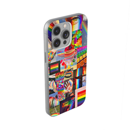 LGBTQWorldwide - ,,COMMUNITY" Flexible Handyhülle Accessories, Case, iPhone, iPhone Cases, Phone accessory, Phone Cases, Samsung Cases, silikon, Valentine's Day promotion lgbtq Bekleidung Accessoires unisex Zubehör