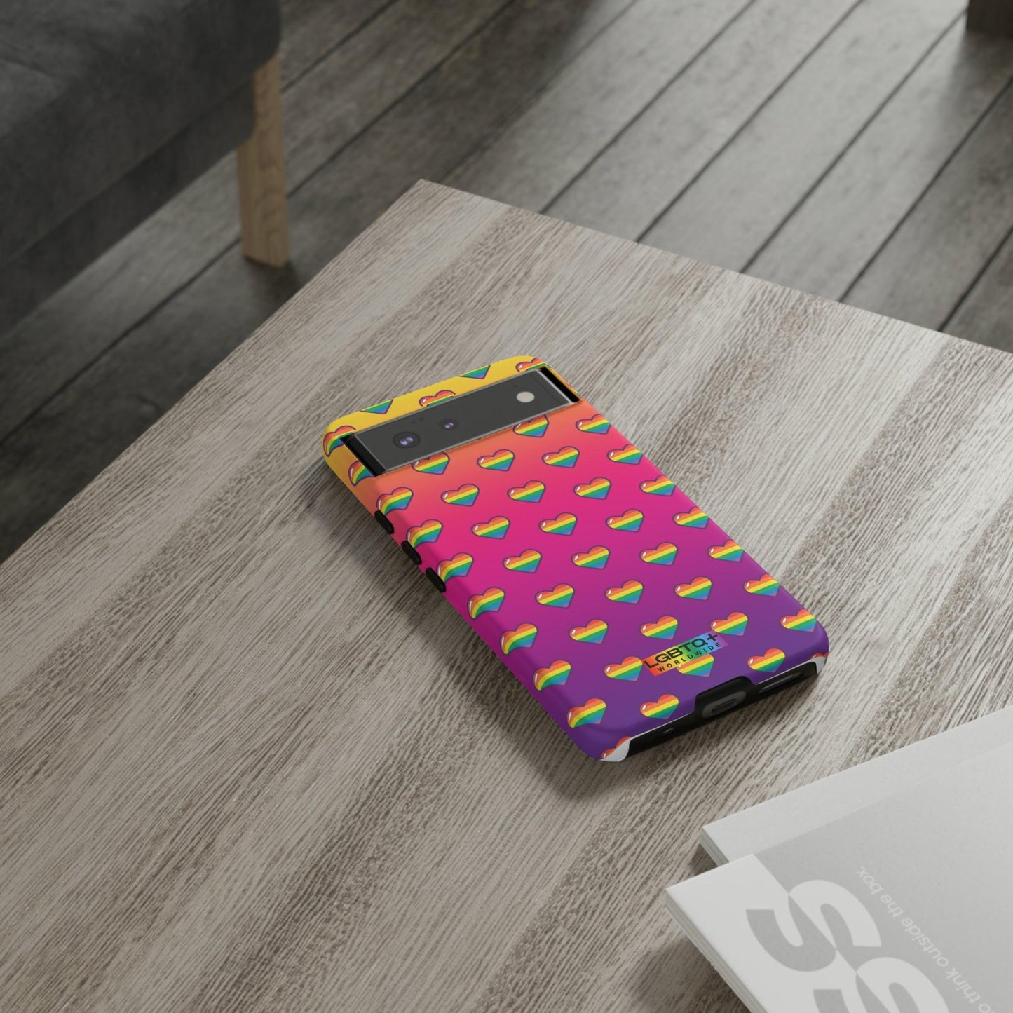 LGBTQWorldwide - ,,HERZ" Doppelgehäuse Handyhülle Accessories, Glossy, iPhone Cases, Matte, Phone accessory, Phone Cases, Samsung Cases, Thermo, Valentine's Day Picks lgbtq Bekleidung Accessoires unisex Zubehör