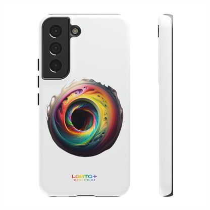 LGBTQWorldwide - ,,SCHWARZES LOCH" Doppelgehäuse Handyhülle Accessories, Glossy, iPhone Cases, Matte, Phone accessory, Phone Cases, Samsung Cases, tough, Valentine's Day Picks lgbtq Bekleidung Accessoires unisex Zubehör