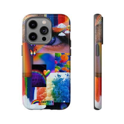 LGBTQWorldwide - ,,VISION" Doppelgehäuse Handyhülle Accessories, Glossy, iPhone Cases, Matte, Phone accessory, Phone Cases, Samsung Cases, Thermo, Valentine's Day Picks lgbtq Bekleidung Accessoires unisex Zubehör