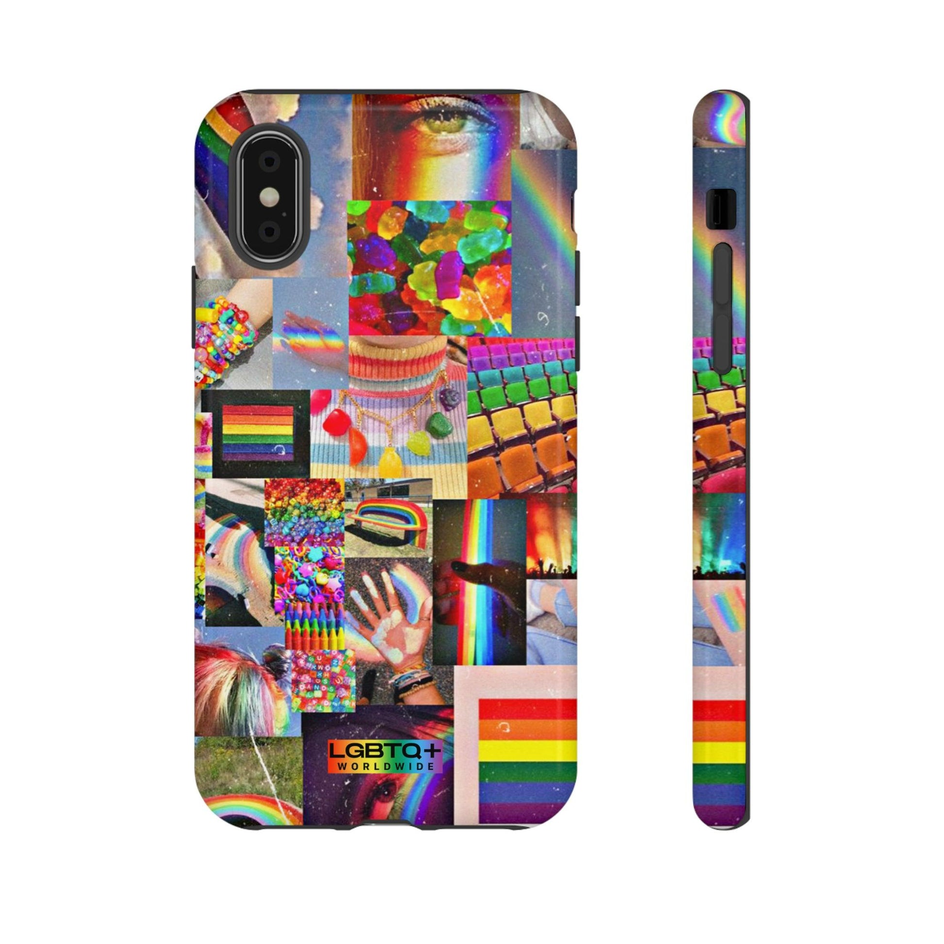 LGBTQWorldwide - ,,FARBEN" Doppelgehäuse Handyhülle Accessories, Glossy, iPhone Cases, Matte, Phone accessory, Phone Cases, Samsung Cases, Thermo, Valentine's Day Picks lgbtq Bekleidung Accessoires unisex Zubehör