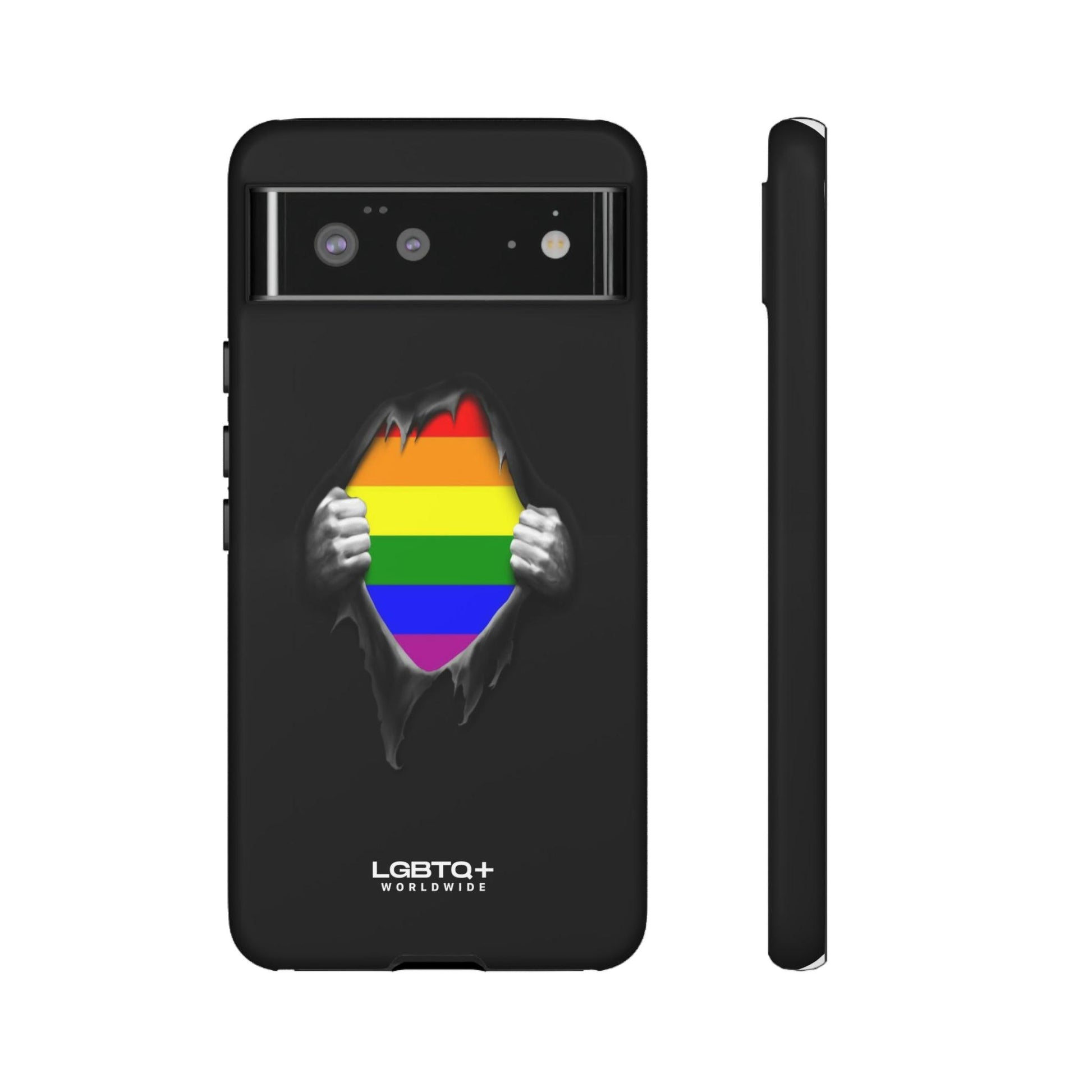 LGBTQWorldwide - ,,SCHWARZES LOCH" Doppelgehäuse Handyhülle Accessories, Glossy, iPhone Cases, Matte, Phone accessory, Phone Cases, Samsung Cases, Thermo, Valentine's Day Picks lgbtq Bekleidung Accessoires unisex Zubehör