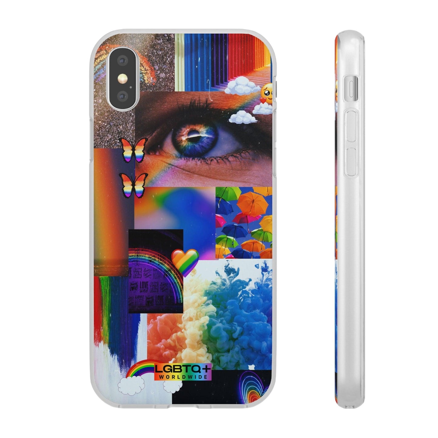 LGBTQWorldwide - ,,VISION" Flexible Handyhülle Accessories, Case, iPhone, iPhone Cases, Phone accessory, Phone Cases, Samsung Cases, silikon, Valentine's Day promotion lgbtq Bekleidung Accessoires unisex Zubehör