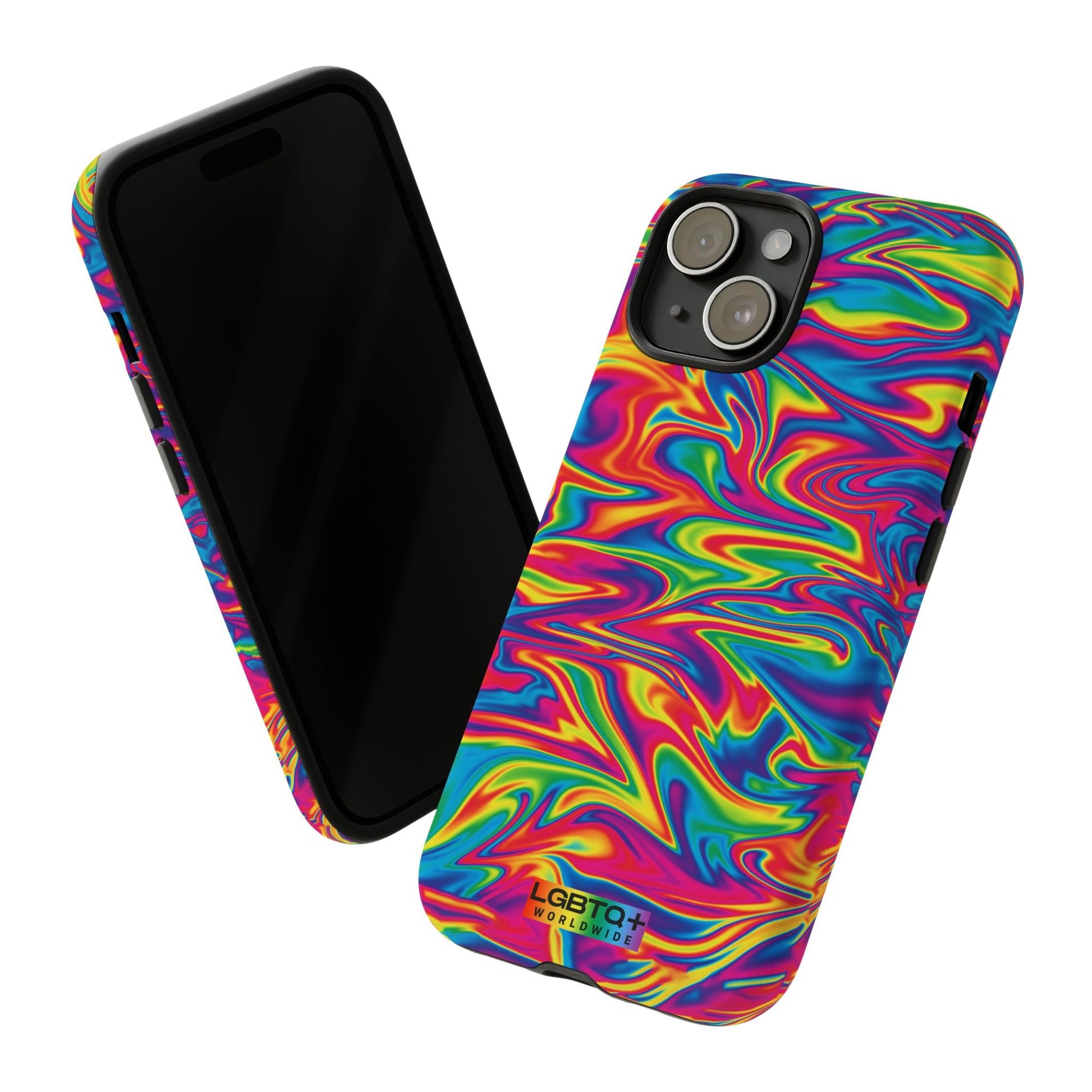 LGBTQWorldwide - ,,ABSTRACT" Doppelgehäuse Handyhülle Accessories, Glossy, iPhone Cases, Matte, Phone accessory, Phone Cases, Samsung Cases, Thermo, Valentine's Day Picks lgbtq Bekleidung Accessoires unisex Zubehör