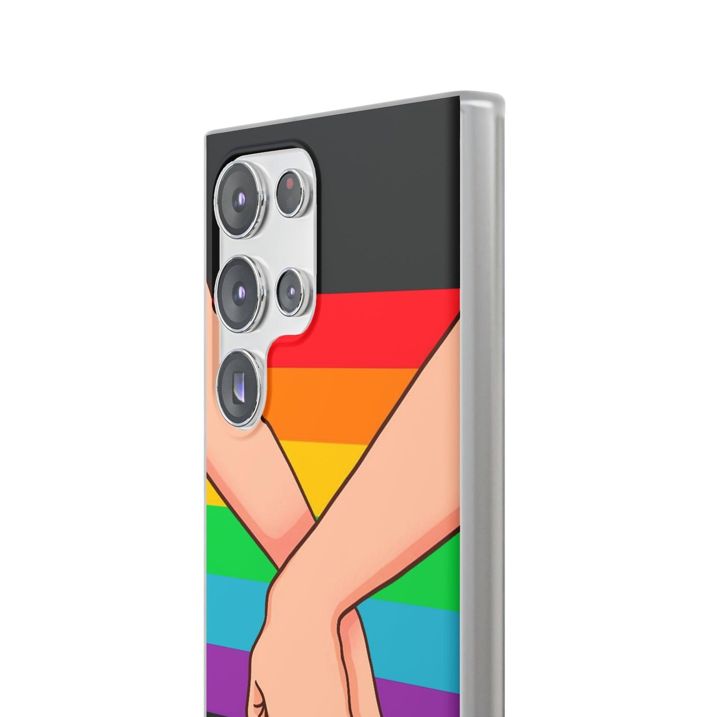 LGBTQWorldwide - ,,TOGETHER PRIDE" Flexible Handyhülle Accessories, Case, iPhone, iPhone Cases, Phone accessory, Phone Cases, Samsung Cases, silikon, Valentine's Day promotion lgbtq Bekleidung Accessoires unisex Zubehör