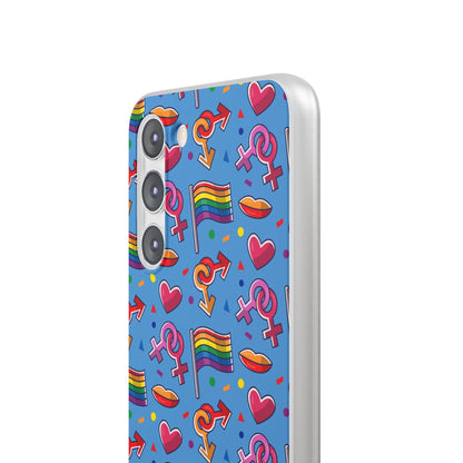 LGBTQWorldwide - ,,FLAGGEN" Flexible Handyhülle Accessories, Case, iPhone, iPhone Cases, Phone accessory, Phone Cases, Samsung Cases, silikon, Valentine's Day promotion lgbtq Bekleidung Accessoires unisex Zubehör