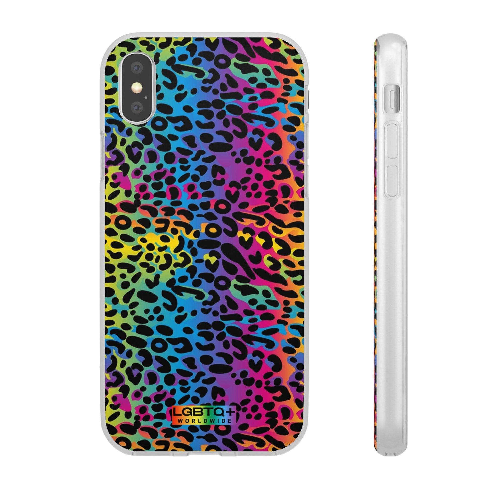 LGBTQWorldwide - ,,LEOPARD" Flexible Handyhülle Accessories, Case, iPhone, iPhone Cases, Phone accessory, Phone Cases, Samsung Cases, silikon, Valentine's Day promotion lgbtq Bekleidung Accessoires unisex Zubehör